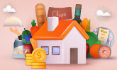 This is the newsroom image for the U.S. Household Food Spending Post COVID-19 and the Implications for Diet Quality report.